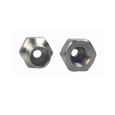 M12x1 Sleeve Flange Cable End Fittings SS316 Stainless Steel Hex Nut